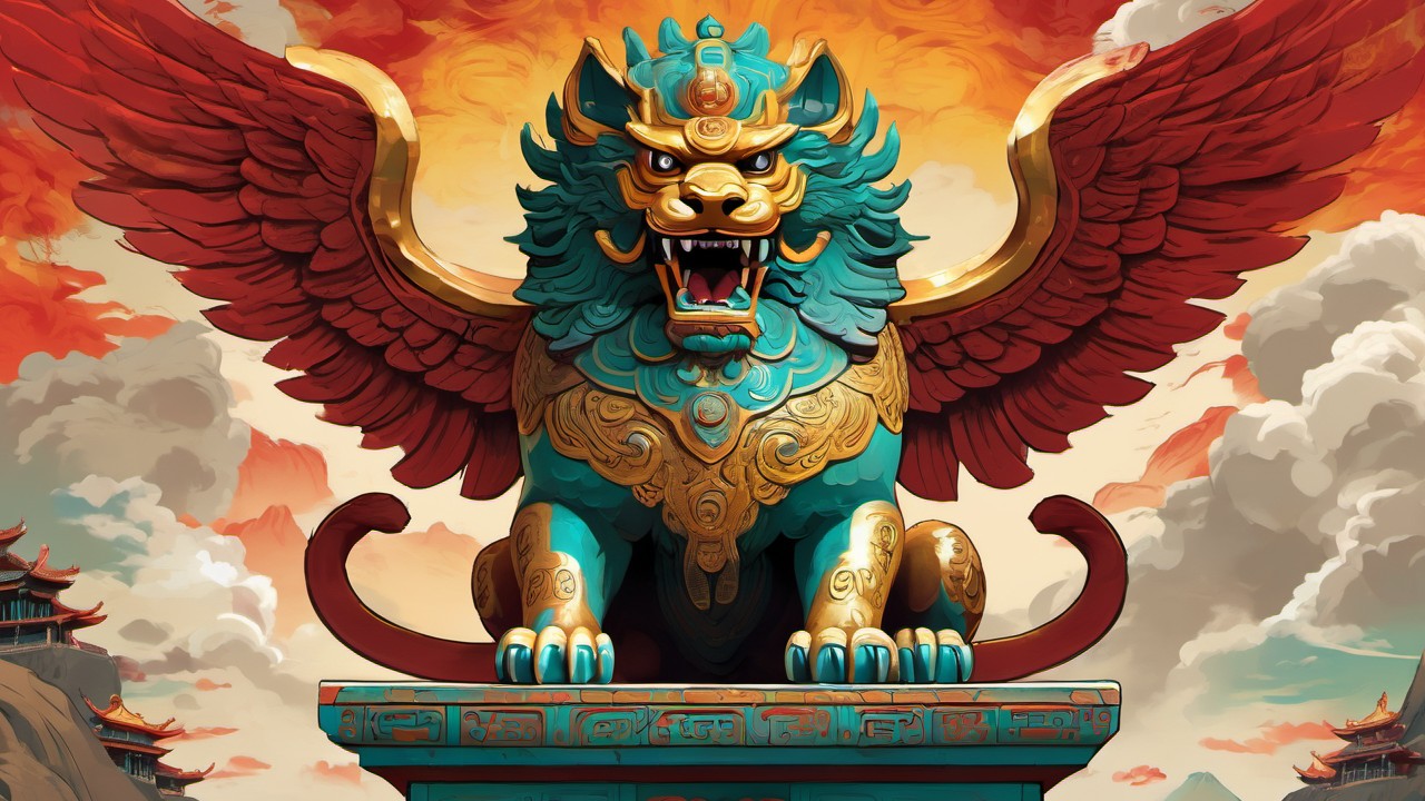 Bixie & Tianlu — Mythical Beasts — printable Chinese practice sheet cover preview