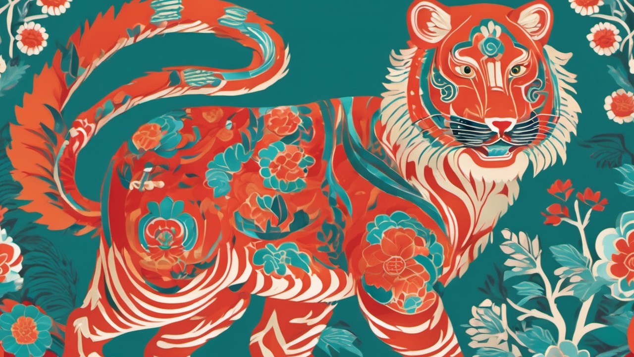 Chinese Tigers — printable Chinese practice sheet cover preview